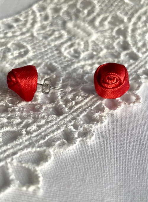 Aurora mini piros ékszerszett 2 részes