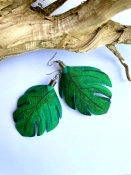Philodendron maxi fülbevaló
